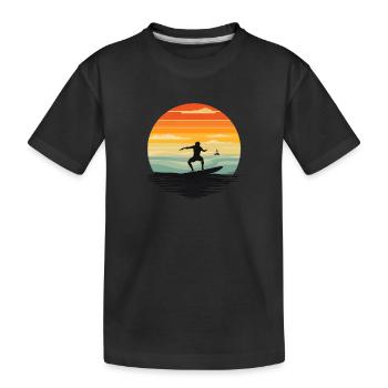 D’accord, voici un titre, une description et des balises pour un - T-shirt bio Premium Enfant - noir - Devant
