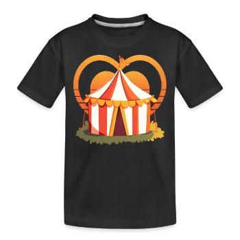 Cirque - T-shirt bio Premium Enfant - noir - Devant