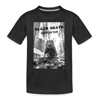 Tournée européenne - Black Death - T-shirt bio Premium Enfant - noir - Devant