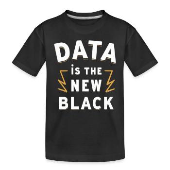 Data Analyst Big Data Specialist Business - Kids' Premium Organic T-Shirt - black - Front