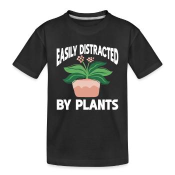 Gardening Horticulture Gardener - Kids' Premium Organic T-Shirt - black - Front