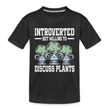 Gardening Horticulture Gardener - Kids' Premium Organic T-Shirt - black - Front