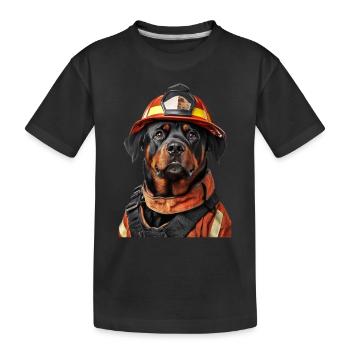 Rottweiler - Kinder Premium Bio T-Shirt - Schwarz - Vorne