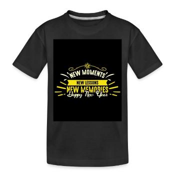 Nouvel An 4 - T-shirt bio Premium Enfant - noir - Devant