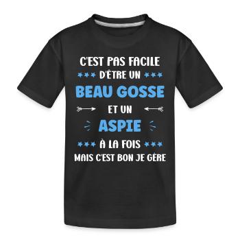 Aspie - T-shirt bio Premium Enfant - noir - Devant