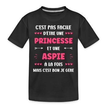Aspie - T-shirt bio Premium Enfant - noir - Devant