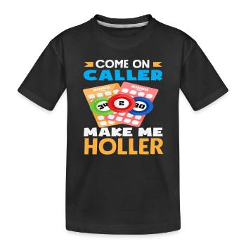 Joueur de bingo Venez appeler Laissez-moi applaudir - T-shirt bio Premium Enfant - noir - Devant