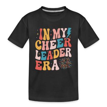 Cheerleader - Kids' Premium Organic T-Shirt - black - Front