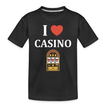 Casino - T-shirt bio Premium Enfant - noir - Devant