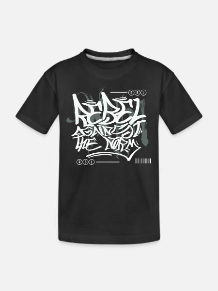 Graffiti urbain streetwear - T-shirt bio Premium Enfant - noir