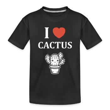 Cactus - T-shirt bio Premium Enfant - noir - Devant