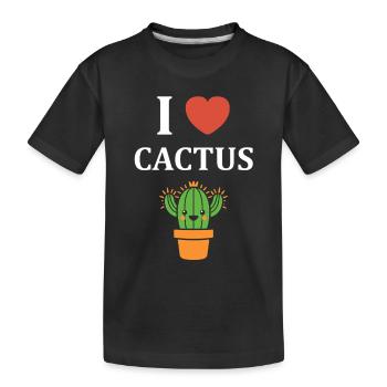 Cactus - T-shirt bio Premium Enfant - noir - Devant