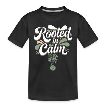 Kokedama Moss Ball Plants Japanese Gardening - Kids' Premium Organic T-Shirt - black - Front