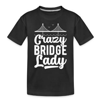 Ingénieur des ponts Construction de ponts - T-shirt bio Premium Enfant - noir - Devant