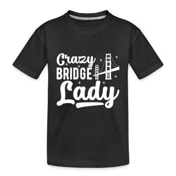 Ingénieur des ponts Construction de ponts - T-shirt bio Premium Enfant - noir - Devant