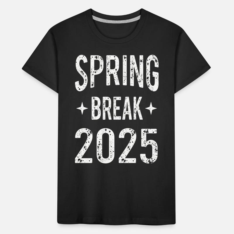 Festskjorte for Spring Break 2025 Premium økologisk T-skjorte for barn