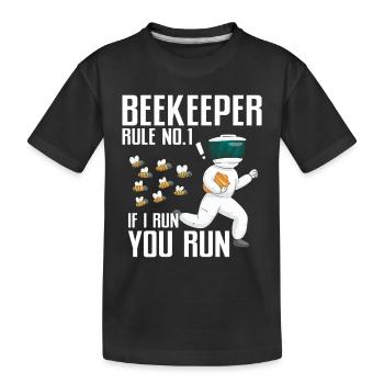 Apiculteur Apiculteur - T-shirt bio Premium Enfant - noir - Devant