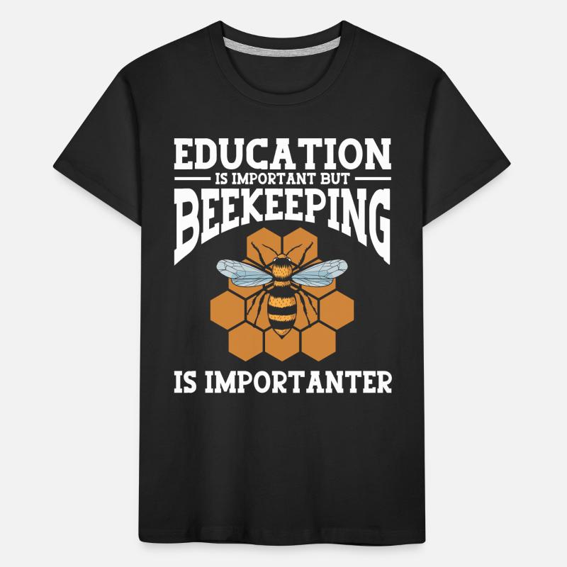 Beekeeping Bees Beekeeper Kinder Premium Bio T-Shirt