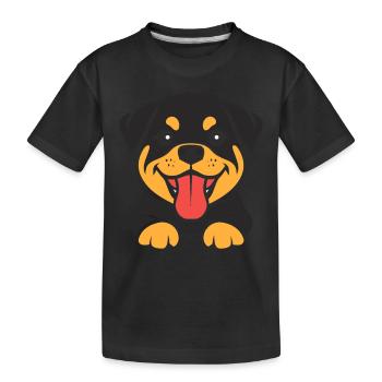 rottweiler - T-shirt bio Premium Enfant - noir - Devant