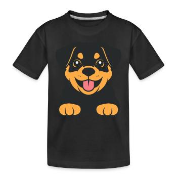 rottweiler - T-shirt bio Premium Enfant - noir - Devant