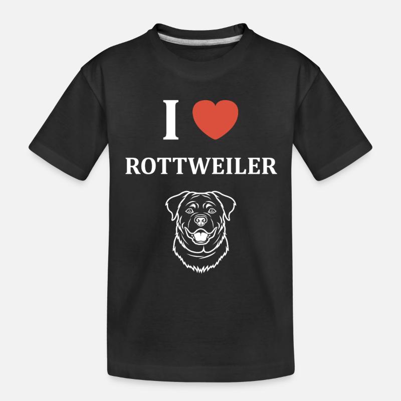 rottweiler - T-shirt bio Premium Enfant - noir
