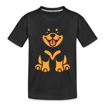 rottweiler - T-shirt bio Premium Enfant - noir - Devant