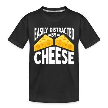 Fromagerie Amateur de fromage - T-shirt bio Premium Enfant - noir - Devant