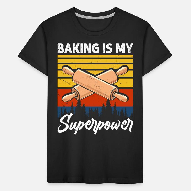 Baking Baker Bakery Kids' Premium Organic T-Shirt