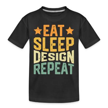 Architecte - T-shirt bio Premium Enfant - noir - Devant
