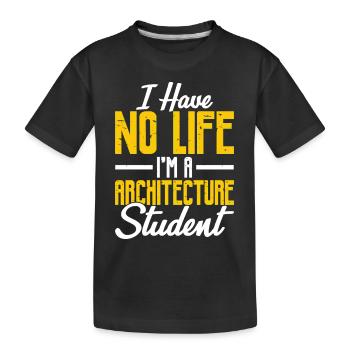 Architecte - T-shirt bio Premium Enfant - noir - Devant
