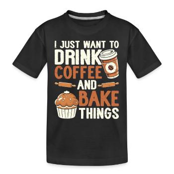 Boulangerie Boulangerie Boulangerie - T-shirt bio Premium Enfant - noir - Devant