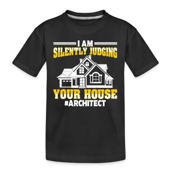 Architecte - T-shirt bio Premium Enfant - noir - Devant