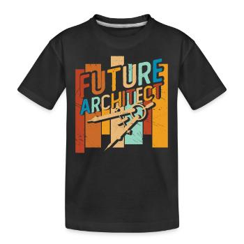 Architecte - T-shirt bio Premium Enfant - noir - Devant