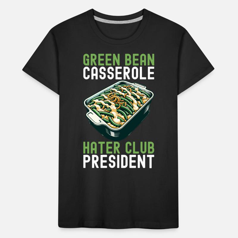 Casserole de haricots verts T-shirt bio Premium Enfant