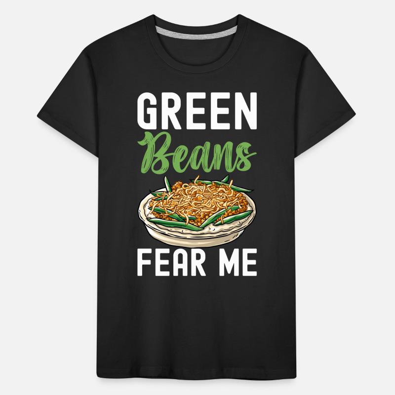 Casserole de haricots verts T-shirt bio Premium Enfant