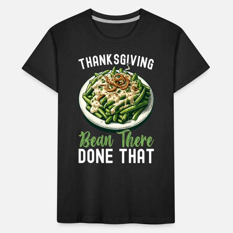 Casserole de haricots verts T-shirt bio Premium Enfant