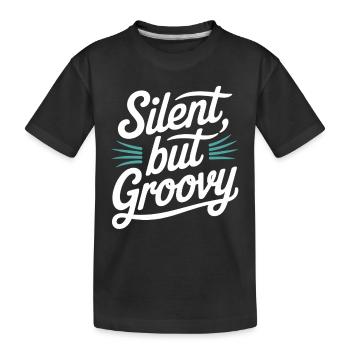 Bass Gitarrist Musiker Gear Funk Rock Jazz - Kinder Premium Bio T-Shirt - Schwarz - Vorne