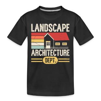 architecte - T-shirt bio Premium Enfant - noir - Devant