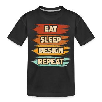 Architecte - T-shirt bio Premium Enfant - noir - Devant