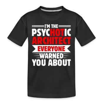architecte - T-shirt bio Premium Enfant - noir - Devant