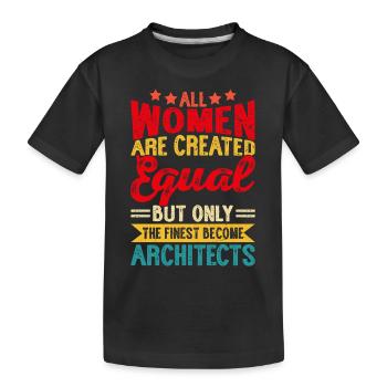Architecte - T-shirt bio Premium Enfant - noir - Devant