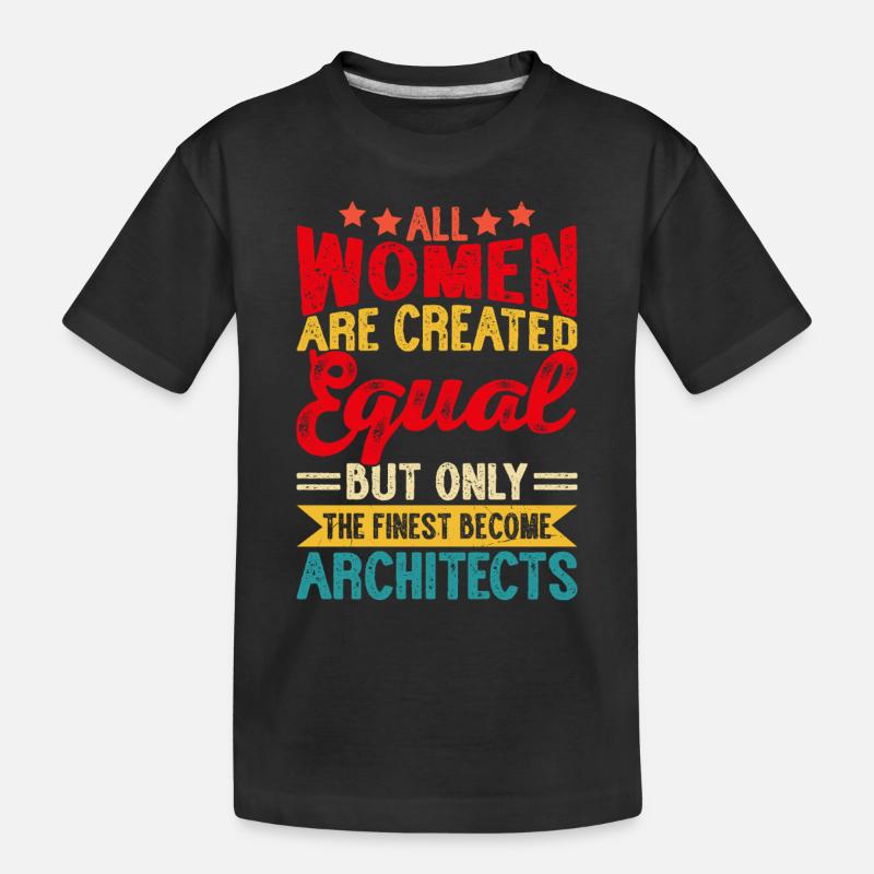 Architekt - Kinder Premium Bio T-Shirt - Schwarz