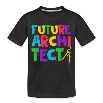 Architecte - T-shirt bio Premium Enfant - noir - Devant