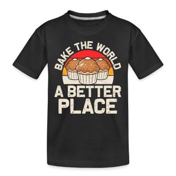 Boulangerie Boulangerie Boulangerie - T-shirt bio Premium Enfant - noir - Devant