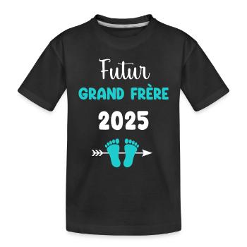 Future big brother 2025 man pregnancy announcement - Kids' Premium Organic T-Shirt - black - Front