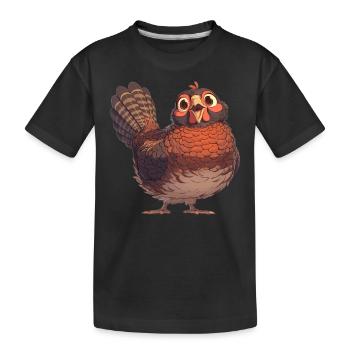 Faisans Faisan - T-shirt bio Premium Enfant - noir - Devant