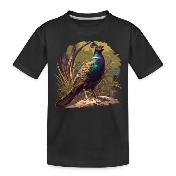 Faisans Faisan - T-shirt bio Premium Enfant - noir - Devant