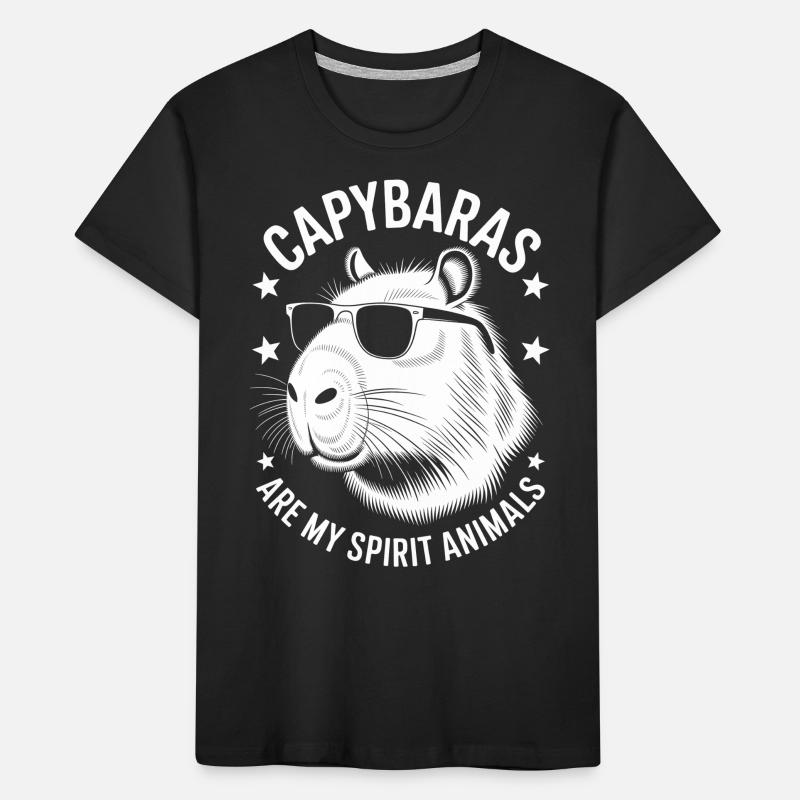 Capybara Saying Funny Capybara Gift Kids' Premium Organic T-Shirt