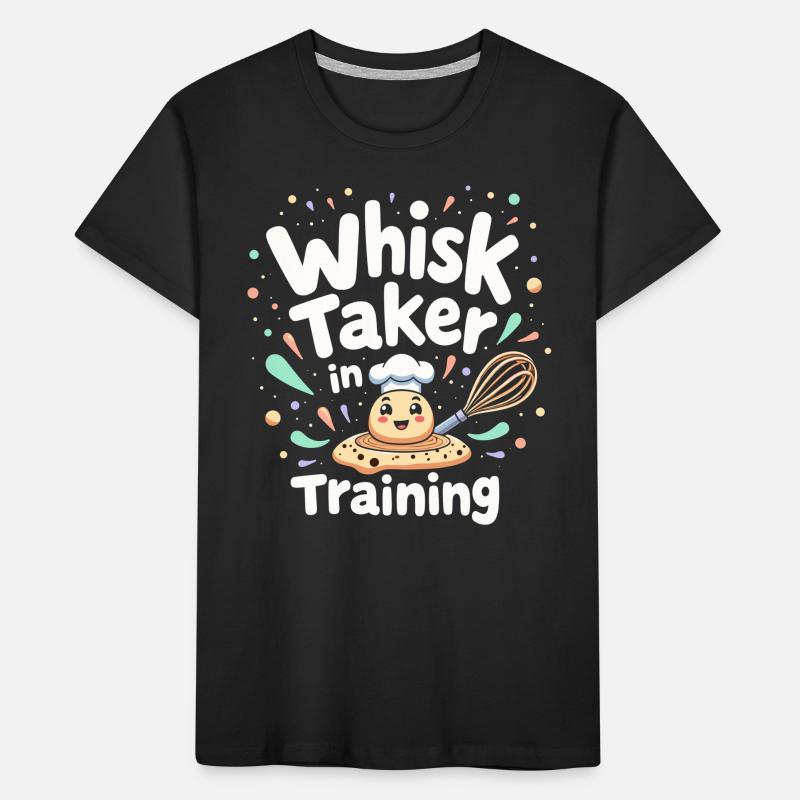 Junior Baking Candidate Young Chef Baking Kids' Premium Organic T-Shirt