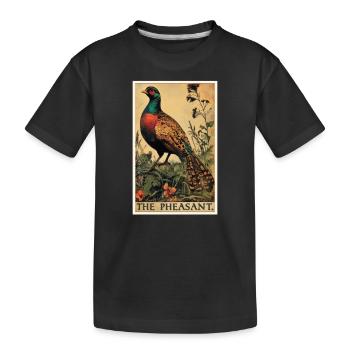 Faisans Faisan - T-shirt bio Premium Enfant - noir - Devant